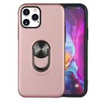 For iPhone 12 mini 360 Rotary Multifunctional Stent PC+TPU Case with Magnetic Invisible Holder(Rose Gold)