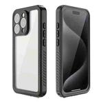 For iPhone 15 Pro RedPepper Shockproof IP68 Waterproof PC + TPU Protective Case(Black)