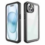 For iPhone 15 RedPepper Shockproof IP68 Waterproof PC + TPU Protective Case(Black)