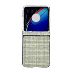 For Motorola Razr 50 Fabric Folding PC Phone Case(Green)