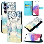 For Samsung Galaxy S25 5G 3D Painting Horizontal Flip Leather Phone Case(Dream Wind Chimes)