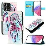 For ZTE Blade A73 4G 3D Painting Horizontal Flip Leather Phone Case(Color Drop Wind Chimes)