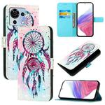 For ZTE Blade V50 Vita 3D Painting Horizontal Flip Leather Phone Case(Color Drop Wind Chimes)