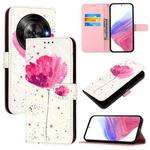 For ZTE Blade A75 5G / Nubia Focus 3D Painting Horizontal Flip Leather Phone Case(Flower)