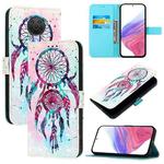 For Nokia 6.3 / G20 / G10 3D Painting Horizontal Flip Leather Phone Case(Color Drop Wind Chimes)