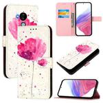 For Nokia C30 3D Painting Horizontal Flip Leather Phone Case(Flower)