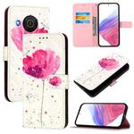 For Nokia X20 / X10 3D Painting Horizontal Flip Leather Phone Case(Flower)