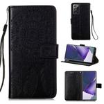 For Samsung Galaxy Note20 Ultra Dream Catcher Printing Horizontal Flip Leather Case with Holder & Card Slots & Wallet & Lanyard(Black)