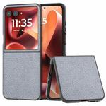 For Motorola Razr 60 Ultra Diamond Series Black Edge Phone Case(Black)