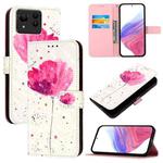 For Asus Zenfone 11 Ultra 3D Painting Horizontal Flip Leather Phone Case(Flower)