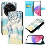 For Sharp Aquos R9 Pro SH-54E 3D Painting Horizontal Flip Leather Phone Case(Dream Wind Chimes)