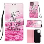 For iPhone 12 mini 3D Painting Horizontal Flip Leather Case with Holder & Card Slot & Wallet & Lanyard(Beautiful)