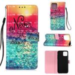 For iPhone 12 Pro Max 3D Painting Horizontal Flip Leather Case with Holder & Card Slot & Wallet & Lanyard(Chasing Dreams)