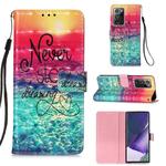 For Samsung Galaxy Note20 Ultra 3D Painting Horizontal Flip Leather Case with Holder & Card Slot & Wallet & Lanyard(Chasing Dreams)