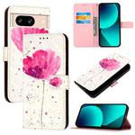 For Google Pixel 8 3D Painting Horizontal Flip Leather Phone Case(Flower)