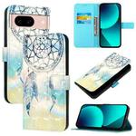 For Google Pixel 8a 3D Painting Horizontal Flip Leather Phone Case(Dream Wind Chimes)