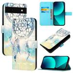 For Google Pixel 6a 3D Painting Horizontal Flip Leather Phone Case(Dream Wind Chimes)