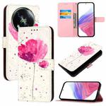 For Itel RS4 3D Painting Horizontal Flip Leather Phone Case(Flower)