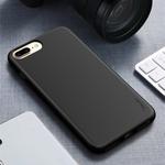 For iPhone 8 Plus / 7 Plus iPAKY Starry Series Shockproof Straw Material + TPU Protective Case(Black)