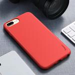 For iPhone 8 Plus / 7 Plus iPAKY Starry Series Shockproof Straw Material + TPU Protective Case(Red)