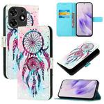 For Tecno Spark 10 Pro Magic Magenta 3D Painting Horizontal Flip Leather Phone Case(Color Drop Wind Chimes)