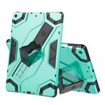 For iPad 10.2 Escort Series TPU + PC Shockproof Protective Case with Holder(Mint Green)