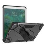 For iPad 9.7 (2018) & (2017) Escort Series TPU + PC Shockproof Protective Case with Holder(Black)