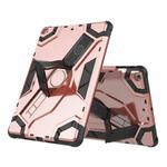 For iPad Air / iPad 5 Escort Series TPU + PC Shockproof Protective Case with Holder(Rose Gold)