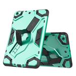 For iPad mini 3 / 2 / 1 Escort Series TPU + PC Shockproof Protective Case with Holder(Mint Green)