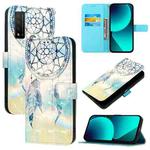 For TCL 20 R 5G 3D Painting Horizontal Flip Leather Phone Case(Dream Wind Chimes)