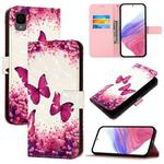 For TCL 30 Z T602DL 3D Painting Horizontal Flip Leather Phone Case(Rose Butterfly)