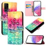 For TCL 40 XL / 40 T T608DL 3D Painting Horizontal Flip Leather Phone Case(Chasing Dreams)