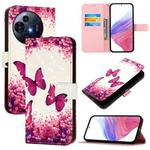 For TCL 50 Pro NxtPaper 3D Painting Horizontal Flip Leather Phone Case(Rose Butterfly)