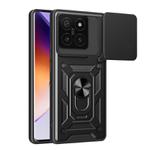 For Xiaomi 14T 5G Sliding Camera Cover Design TPU Hybrid PC Phone Case(Black)