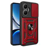 For Xiaomi Poco F7 Sliding Camera Cover Design TPU+PC Phone Case(Red)