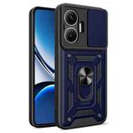 For Xiaomi Poco F7 Sliding Camera Cover Design TPU+PC Phone Case(Blue)