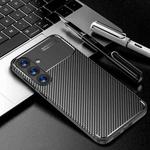 For Samsung Galaxy S25 5G Carbon Fiber Texture Shockproof TPU Phone Case(Black)
