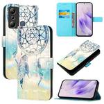 For Infinix Hot 20i 3D Painting Horizontal Flip Leather Phone Case(Dream Wind Chimes)
