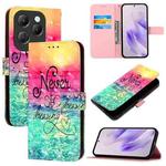 For Infinix Hot 40 / Hot 40 Pro 3D Painting Horizontal Flip Leather Phone Case(Chasing Dreams)