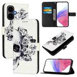 For Infinix Smart 10 4G / Tecno Pop 10 3D Painting Horizontal Flip Leather Phone Case(Skull)