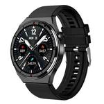 1.3 inch Silicone Band IP68 Waterproof Smart Watch Support Bluetooth Call(Black)