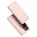 For Samsung Galaxy S25 Ultra 5G DUX DUCIS Skin Pro Series Flip Leather Phone Case(Pink)