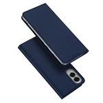For Samsung Galaxy S25 Edge 5G DUX DUCIS Skin Pro Series Flip Leather Phone Case(Blue)