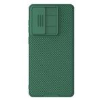 For Samsung Galaxy S25 Edge 5G NILLKIN Black Mirror Pro Series Camshield PC Phone Case(Green)
