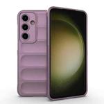 For Samsung Galaxy S24 FE 5G Magic Shield TPU + Flannel Phone Case(Purple)