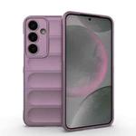 For Samsung Galaxy S25+ 5G Magic Shield TPU + Flannel Phone Case(Purple)