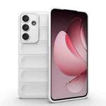For Samsung Galaxy S25 FE 5G Magic Shield TPU + Flannel Phone Case(White)