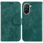 For Redmi A5 4G 173.3mm Little Tiger Embossed Leather Phone Case(Green)