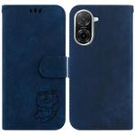 For Redmi A5 4G 173.3mm Little Tiger Embossed Leather Phone Case(Dark Blue)