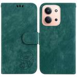 For Redmi 15C 4G 173.1mm / 15C 5G 173.1mm Little Tiger Embossed Leather Phone Case(Green)